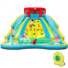 Inflatable Water Park Bounce House with Double Slide and Climbing Wall