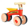 4 Wheels Toddler Balance Bike No Pedal-Red