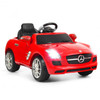 New Red Mercedes Benz sls r/c Mp3 Kids Ride on Car Electric Battery Toy-Red