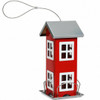 Outdoor Garden Yard Wild Bird Feeder Weatherproof House-Red