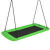 60" Platform Tree Swing Outdoor with  2 Hanging Straps-Green