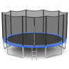 15' Trampoline with Enclosure Net Spring Pad & Ladder