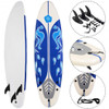 6' Surf Foamie Boards Surfing Beach Surfboard-White