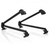 2 Pcs 23"/30" Universal Ski and Snowboard Roof Racks Fit 6 Pairs Skis or 4 Snowboards-L