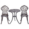 3 pcs Cast Aluminum Bistro Set