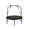 40" Foldable Fitness Rebounder with Resistance Bands Adjustable Home-Green
