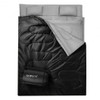 2 Person Waterproof Sleeping Bag with 2 Pillows-Black