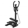 Twist Stair Stepper Machine with Handlebar and Monitor