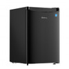 2.5 Cu Ft Compact Single Door Refrigerator with Freezer-Black