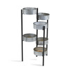 Galvanized Metal Plant Stand