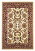 1' x 2' Ivory or Red Renaissance Inspired Area Rug