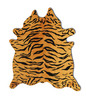 72" x 84" Tiger Chocolate On Natural, Cowhide - Rug