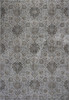 3'x5' Silver Machine Woven Floral Traditional Allover Indoor Area Rug