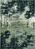5' x 8' Silver Charcoal Abstract Design Indoor Area Rug