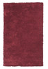 8' x 11' Solid Red Shag Area Rug