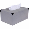 Rustic Gray Mango Wood Rectangular Tissue Holder