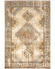 10 x 13 Gray and Beige Aztec Pattern Area Rug