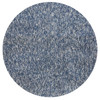 8' Indigo Ivory Heather Round Indoor Shag Rug