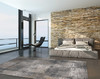 5' x 8' Grey Abstract Tile Area Rug