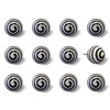 1.5" x 1.5" x 1.5" Ceramic Metal Multicolor 12 Pack Knob - 358087