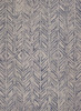 8'x10' Blue Hand Tufted Herringbone Indoor Area Rug