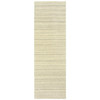 3 x 8 Two-toned Beige and GrayRunner Rug