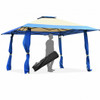 13'x13' Pop Up Canopy Tent Instant Outdoor Folding Canopy Shelter-Blue