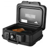 Space-Saving and Waterproof 30 Minute Fire Safe Box with Lock and Handle-Black