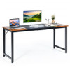 63 Inch Home Office Computer Desk with Heavy Duty Steel Frame