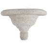 Torch Shaped Cement Wall Shelf