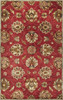5'x8' Red Hand Tufted Traditional Floral Indoor Area Rug