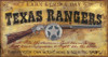 Vintage Texas Rangers Shotgun Wall Decor