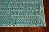 3' x 4' Teal Polypropylene Area Rug - 375203