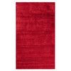 5 x 7 Red Modern Shimmery Area Rug