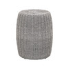 Gray Woven End or Side Table