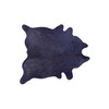 5" x 7" Navy Modern Cowhide Contemporary Area Rugs