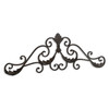 Brown Curved Rustic Door Topper Wall Decor