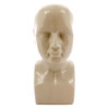 Jumbo White Ceramic Bust Sculpture