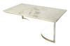 Metal and Marble Coffee Table