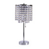 20 Modern Tall Silver Crystal Chandelier Lamp