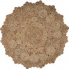 Bursting Medallion Boutique Jute Rug - 394230