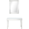 Modern Mirrored Console Table and Mirror Set