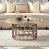 HD-8913 Champagne 3-Piece Traditional Coffee Table Set
