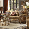 HD-622 Light Maple With Silver Highlight Traditional Upholstered Sofa