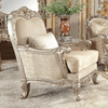 HD-8925 Champagne Gold Traditional Upholstered Accent Chair