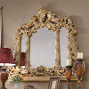 HD-1801 Bright Gold 4-Piece Traditional Bedroom Furniture Set
