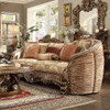 HD-1601 Antique Brown Traditional Upholstered Sofa