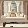 HD-8911 Champagne Traditional Upholstered Sofa