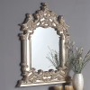 HD-328C Cherry With Gold Highlights Traditional Decorative Wall Mirror