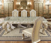 HD-8022 Champagne 7-Piece Traditional Dining Set